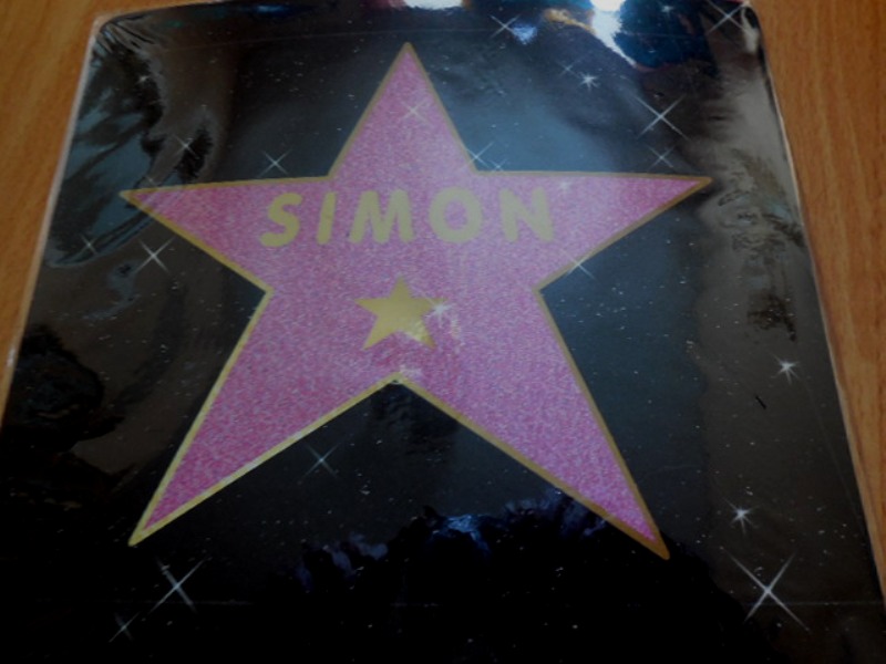 01777.49 Mousepad ein Stern f. Simon