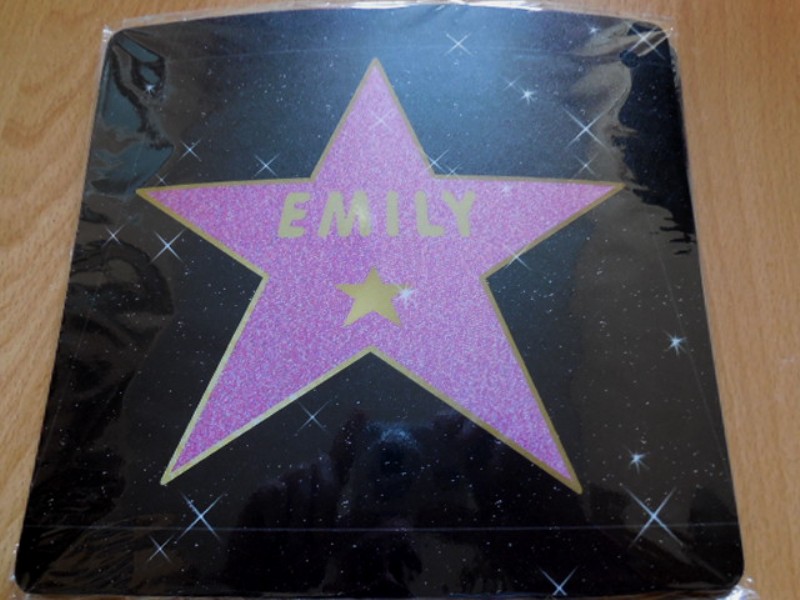01778.15 Mousepad ein Stern f. Emily