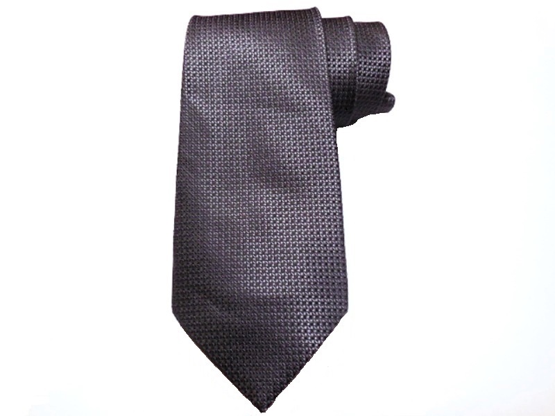 02339 Krawatte  dunkelgrau / schwarz